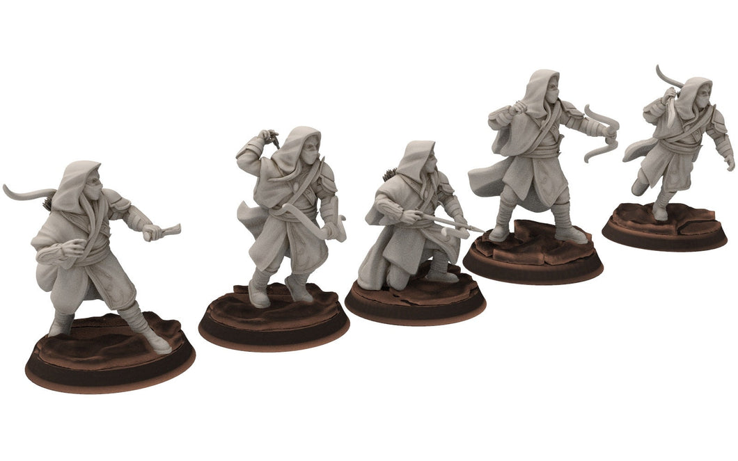 Rivandall - Exiled ranger wanderer, Last Hight elves from the West, Middle rings miniatures pour wargame D&D, SDA... Quatermaster3D