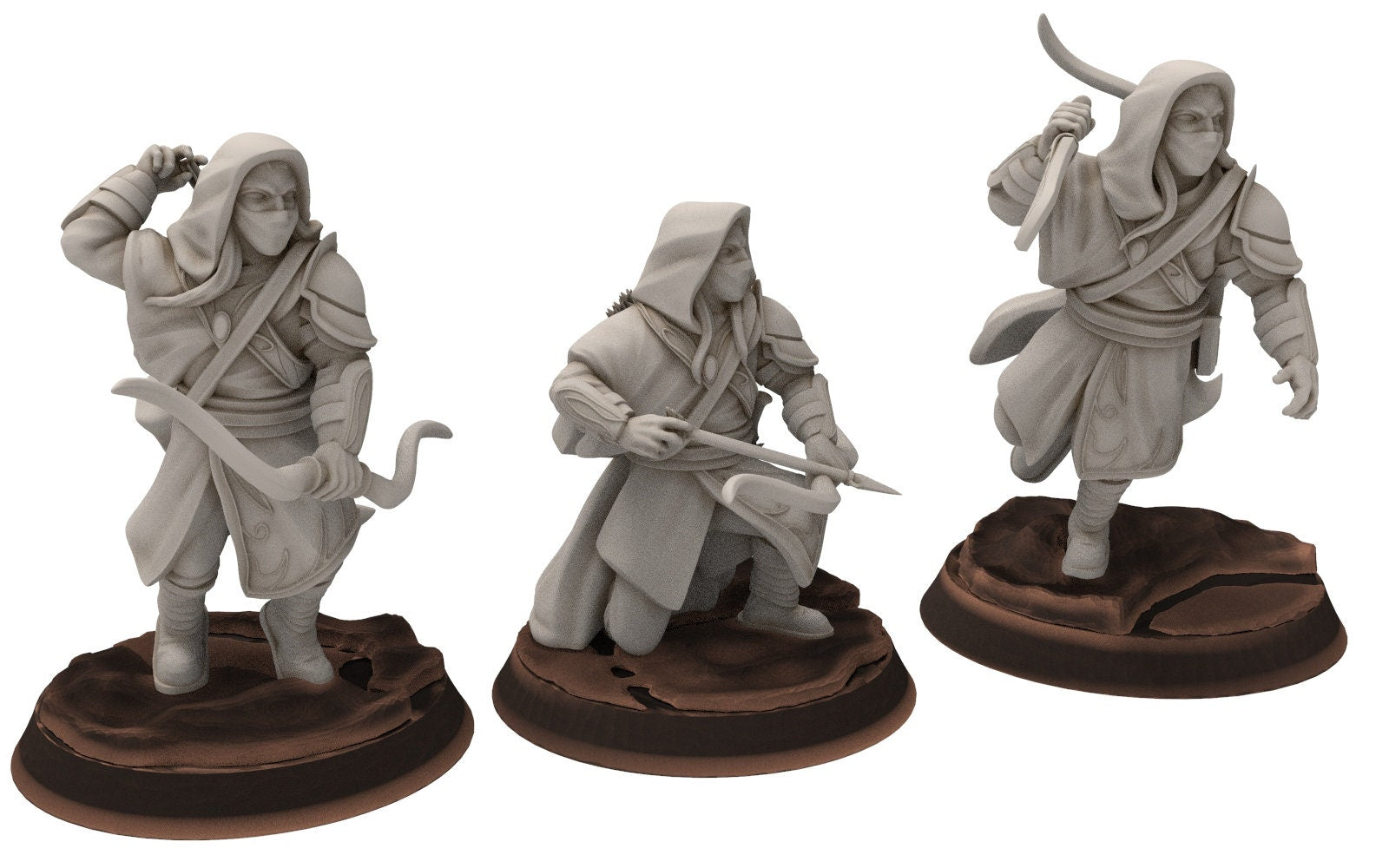 Rivandall - Exiled ranger wanderer, Last Hight elves from the West, Middle rings miniatures pour wargame D&D, SDA... Quatermaster3D