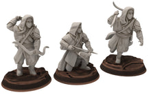 Load image into Gallery viewer, Rivandall - Exiled ranger wanderer, Last Hight elves from the West, Middle rings miniatures pour wargame D&amp;D, SDA... Quatermaster3D
