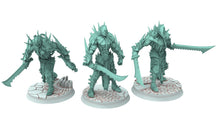 Load image into Gallery viewer, Dark city - Tortured Brutes, grotesque abominations, Modular convertible 3D printed miniatures Dark eldar drow
