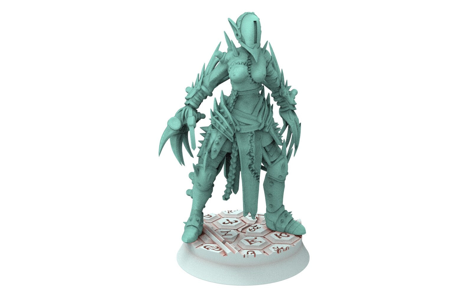Dark city - x3 Tortured Shooters warriors Dark elves raiders eldar drow, Modular convertible 3D printed miniatures
