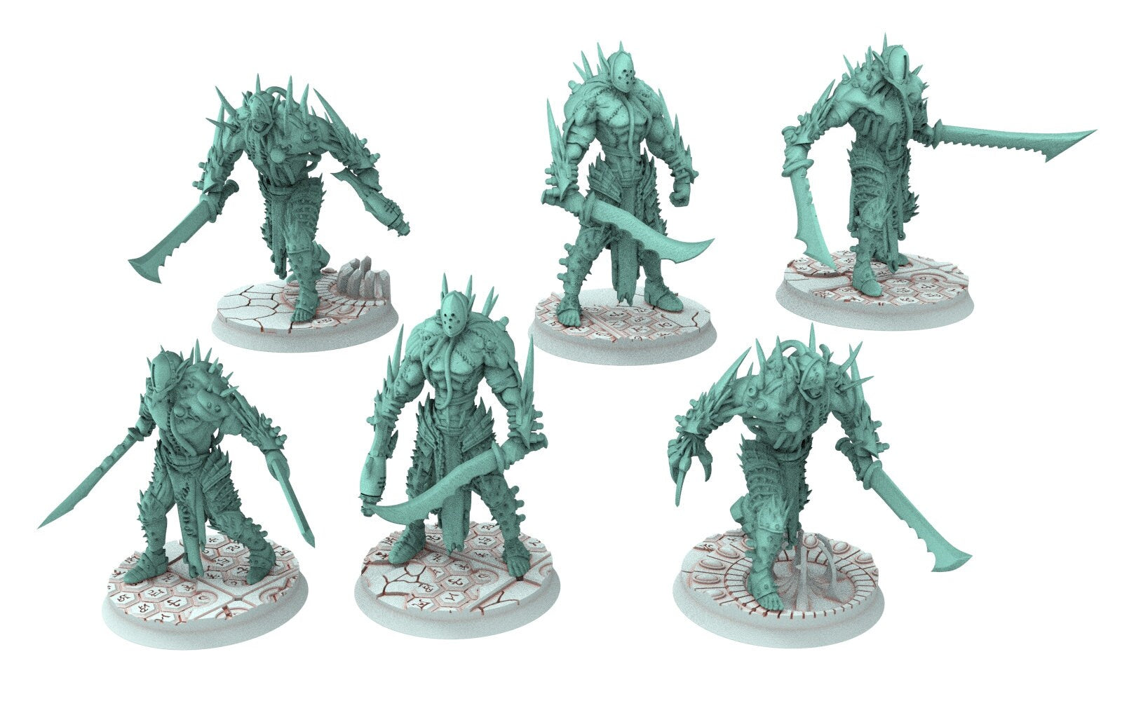Dark city - Torture Bundle warriors Army Dark elves raiders eldar drow, 450pts Modular convertible 3D printed miniatures