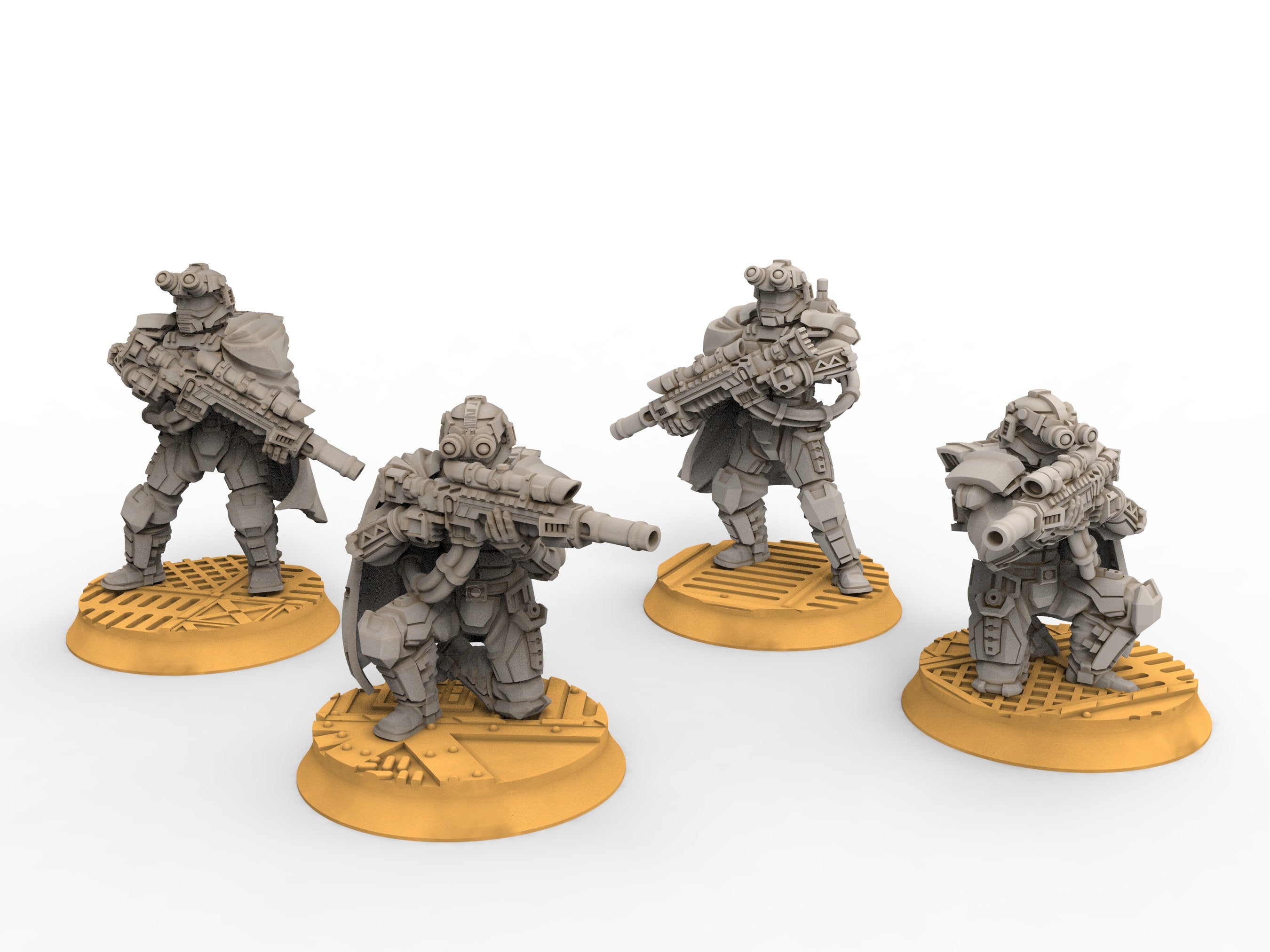 Rundsgaard -  Sniper Elite Creed Guard, infanterie impériale, empire post apocalyptique, utilisable pour tabletop wargame.