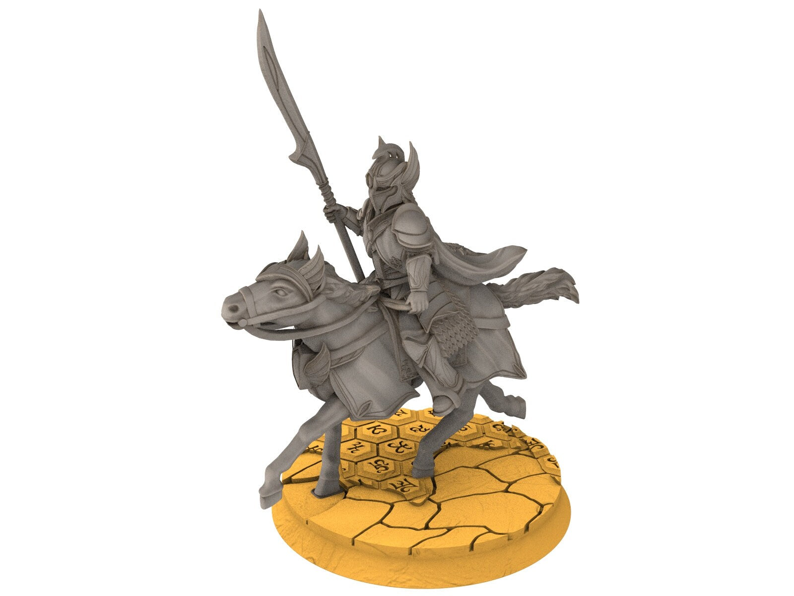 Rivandall - Hight King of the elves, Last elves from the West, Middle rings miniatures pour wargame D&D, SDA... Quatermaster3D miniatures