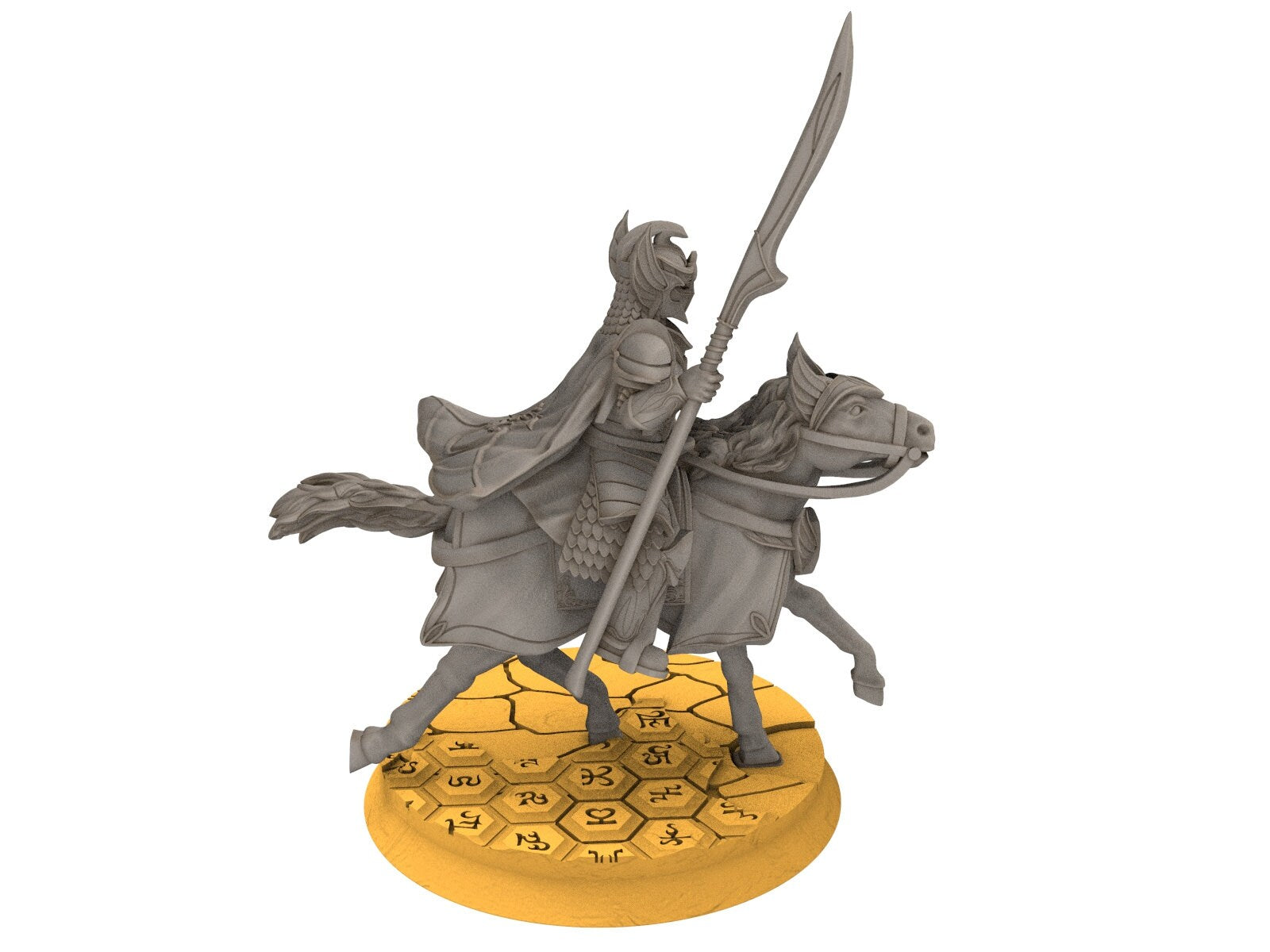 Rivandall - Hight King of the elves, Last elves from the West, Middle rings miniatures pour wargame D&D, SDA... Quatermaster3D miniatures