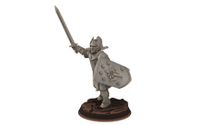Load image into Gallery viewer, Gandor - Old Prince of the west hight humans, minis for wargame D&amp;D, Lotr... Quatermaster3D miniatures
