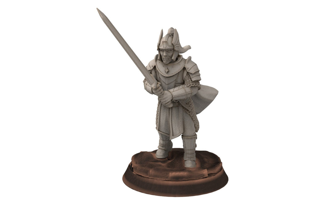 Gandor - Old Prince of the west hight humans, minis for wargame D&D, Lotr... Quatermaster3D miniatures