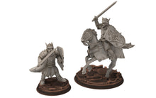 Load image into Gallery viewer, Gandor - Old King of the west hight humans, minis for wargame D&amp;D, Lotr... Quatermaster3D miniatures

