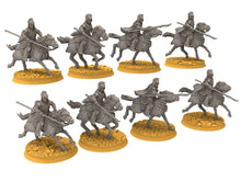 Load image into Gallery viewer, Rivandall - Light Cavalry Elf, Last elves from the West, Middle rings for wargame D&amp;D, Lotr... Modular convertible miniatures Quatermaster3D
