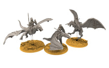 Load image into Gallery viewer, Rivandall - Wyvern riders with spears, Last elves from the West, Elf Middle rings for wargame D&amp;D, Lotr... Modular convertible miniatures 
