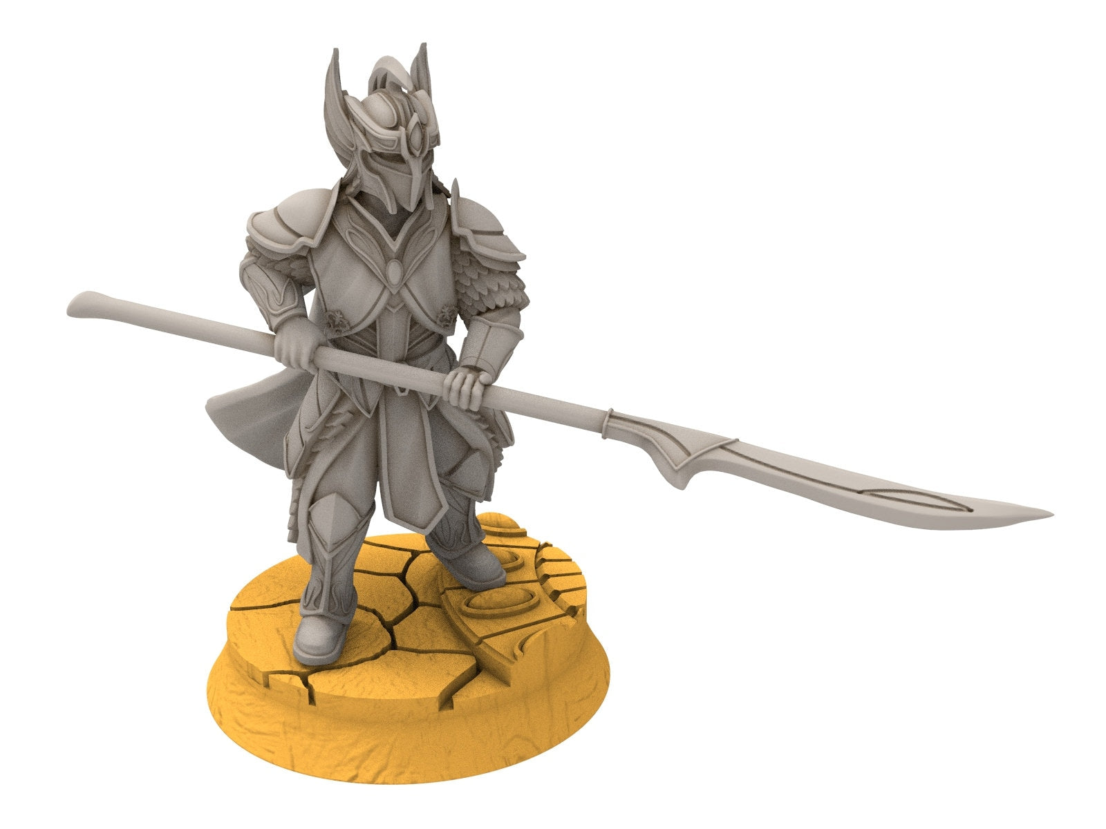 Rivandall - Hight King of the elves, Last elves from the West, Middle rings miniatures pour wargame D&D, SDA... Quatermaster3D miniatures