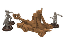 Load image into Gallery viewer, Orcs horde - Catapult - Assault Orcs, ruined city river warband, Middle rings miniatures for wargame D&amp;D, Lotr... The Printing Goes Ever On
