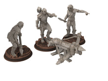 Load image into Gallery viewer, Orcs horde - Scorpio - Assault Orcs, ruined city Bow Balista, Middle rings miniatures for wargame D&amp;D, Lotr... The Printing Goes Ever On
