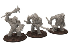 Load image into Gallery viewer, Orcs horde - Catapult Troll Assault Orcs, ruins city River siege, Middle rings miniatures for wargame D&amp;D, Lotr... The Printing Goes Ever On
