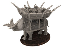 Load image into Gallery viewer, Orcs horde - Horned Beast - Warbeast - Assault Orcs, ruined city, Middle rings miniatures for wargame D&amp;D, Lotr... The Printing Goes Ever On
