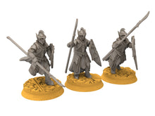 Load image into Gallery viewer, Rivandall - King guards, elves from the West, Middle rings for wargame D&amp;D, Lotr... Modular convertible miniatures Quatermaster3D
