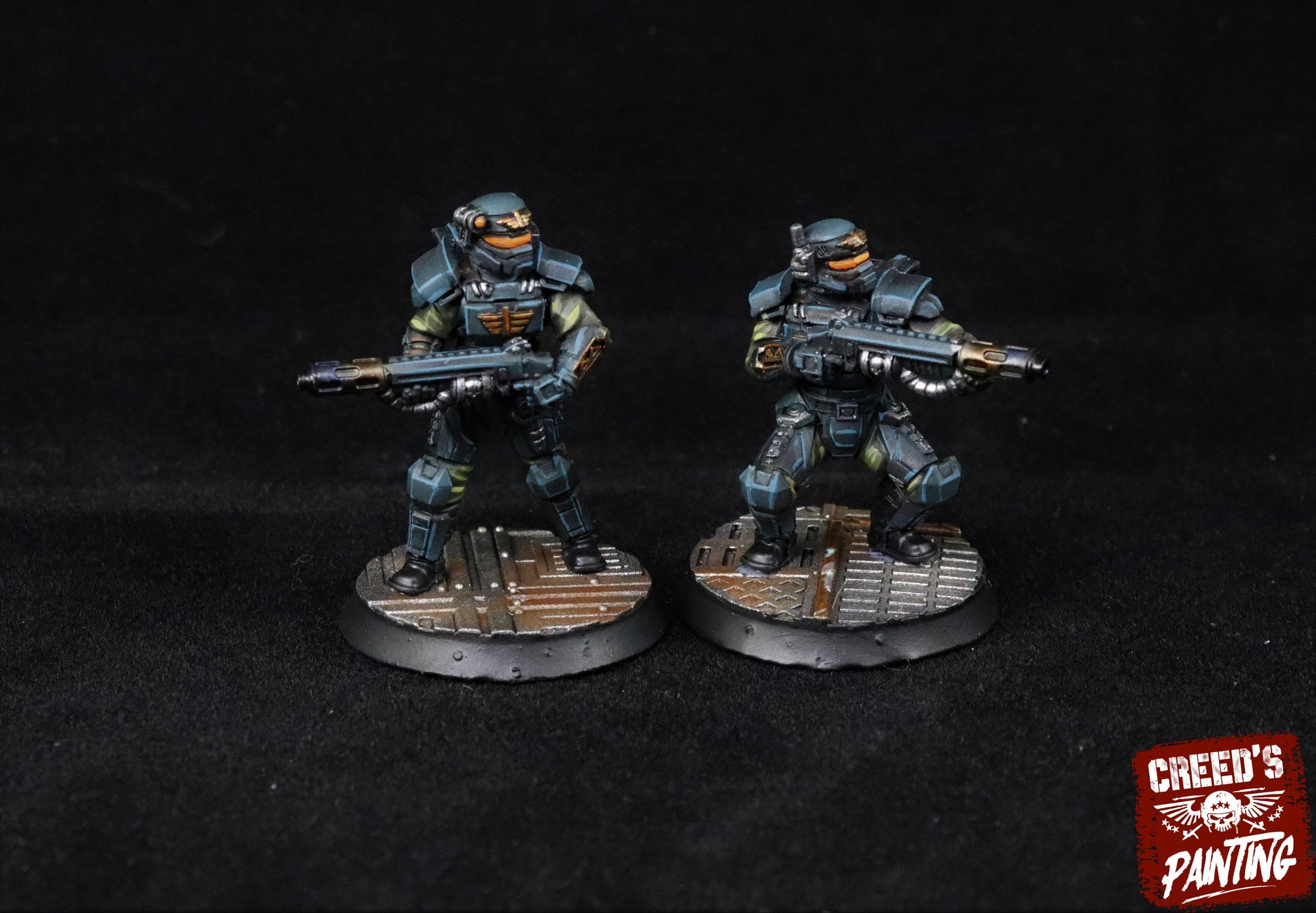 Rundsgaard - Elite Creed Guard, infanterie impériale, empire post apocalyptique, utilisable pour tabletop wargame.