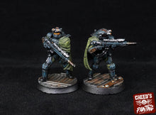 Load image into Gallery viewer, Rundsgaard -  Sniper Elite Creed Guard, infanterie impériale, empire post apocalyptique, utilisable pour tabletop wargame.
