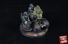 Load image into Gallery viewer, Rundsgaard - Raidho Heavy Weapons, imperial infantry, post-apocalyptic empire, usable for tabletop wargame.
