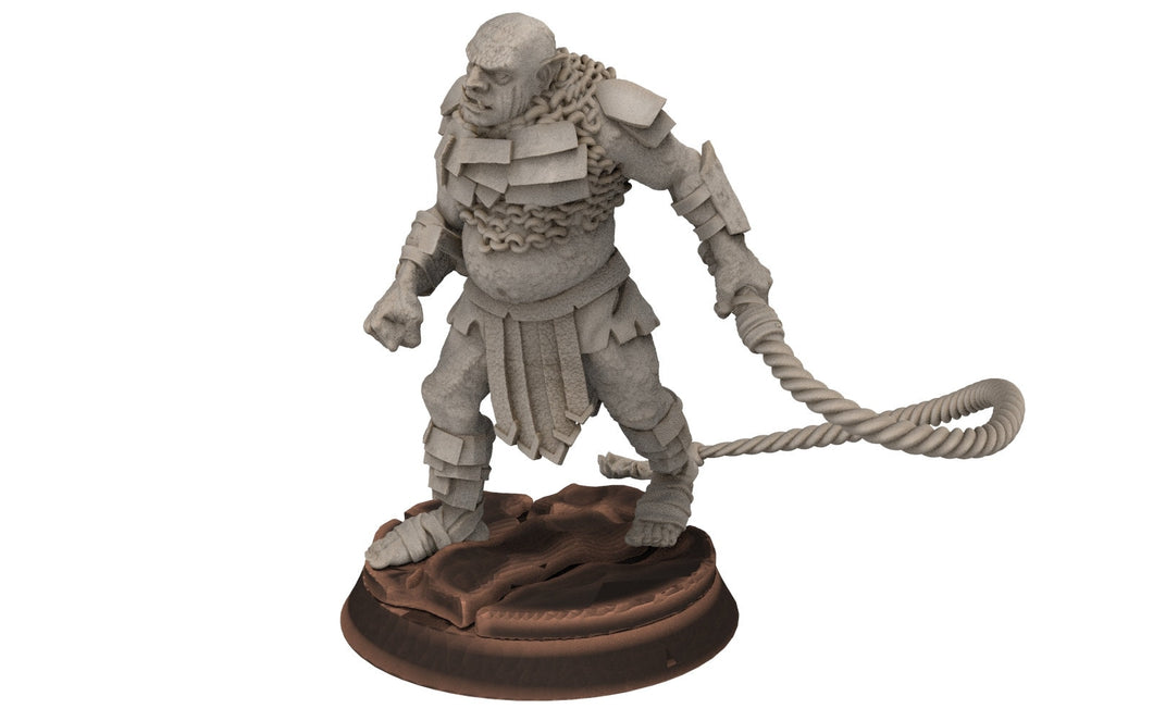 Orc horde - Orc Taskmaster, Orc warriors warband, Middle rings miniatures pour wargame D&D, Lotr... The Printing Goes Ever On