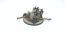 Load image into Gallery viewer, Imperial Army - Autocannon, Heavy Support Weapons team, infantry, post apocalyptic empire, modular miniatures usable for tabletop wargame.
