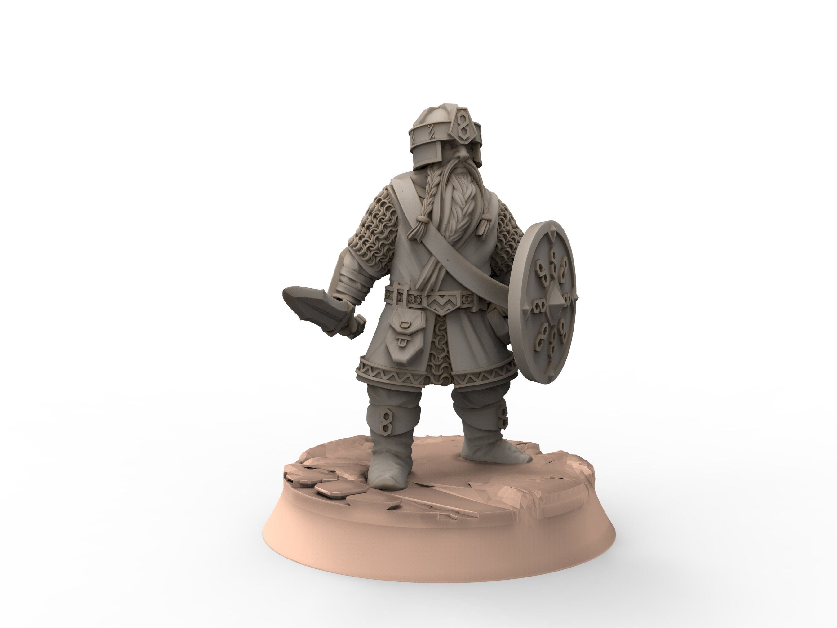 Dwarves - Kalak Swordmen, The Dwarfs of The Mountains, for Lotr, Khurzluk Miniatures