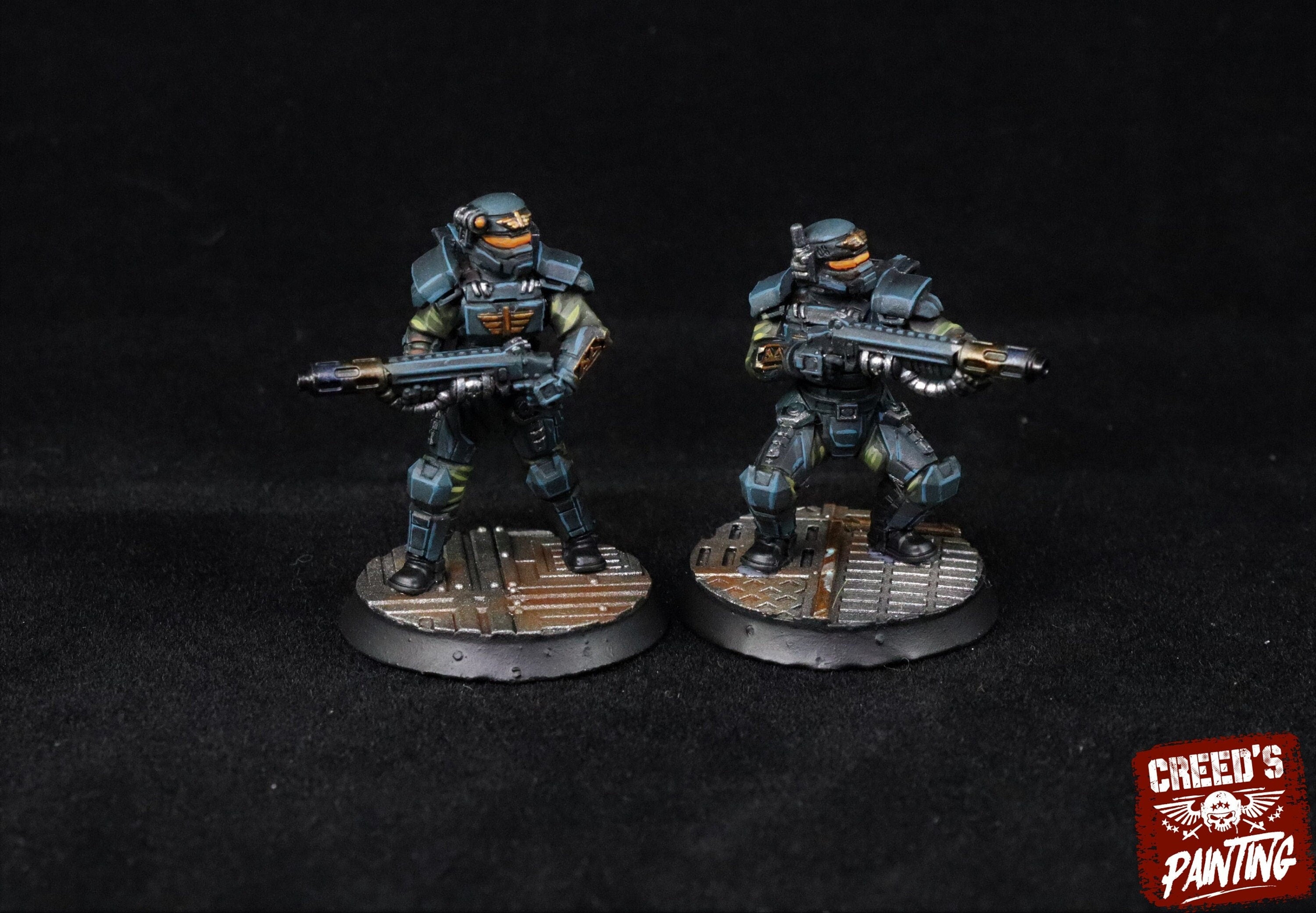 Rundsgaard -  Multi-Melta Elite Creed Guard, infanterie impériale, empire post apocalyptique, utilisable pour tabletop wargame.