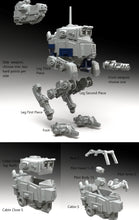 Load image into Gallery viewer, Imperial Army - Vibora patrol bipedal vehicles option Heavy Weapons, post apocalyptic empire, modular miniature usable for tabletop wargame.
