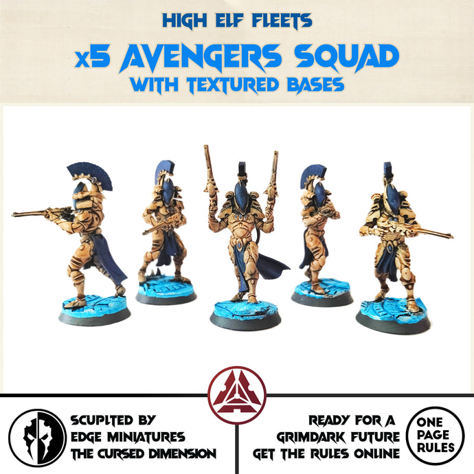 Space Elves - Elite Guard eldar with riffles and pistols
