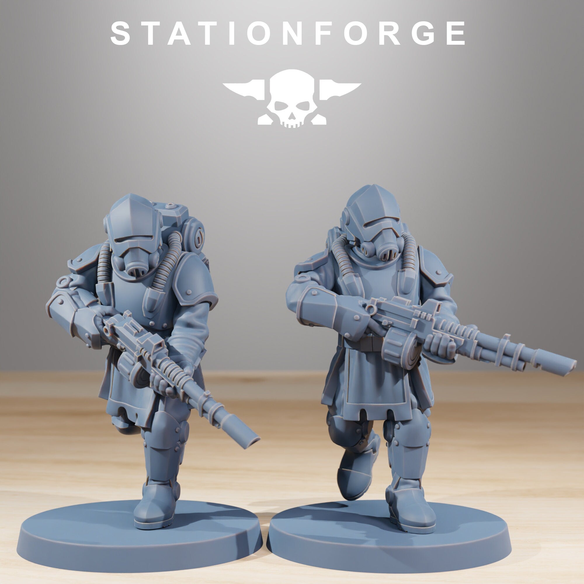 National Guard - Royal Guard Infantry, mechanized infantry, post apocalyptic empire, usable for tabletop wargame.