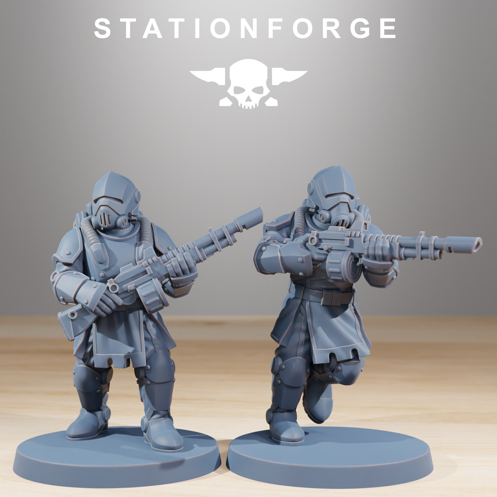 National Guard - Royal Guard Infantry, mechanized infantry, post apocalyptic empire, usable for tabletop wargame.