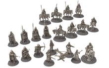 Load image into Gallery viewer, Gandor - Citadel guard Large Army bundle, Defender of the city wall, miniature for wargame D&amp;D, Lotr... Medbury miniatures
