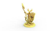 Load image into Gallery viewer, Sylvan Elves - Wooden&#39;s Lord with Spears, forest keeper, nature&#39;s defender
