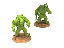 Load image into Gallery viewer, Green Skin - Orc kommando Modular Kit
