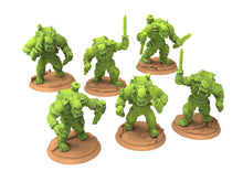 Load image into Gallery viewer, Green Skin - Orc kommando Modular Kit
