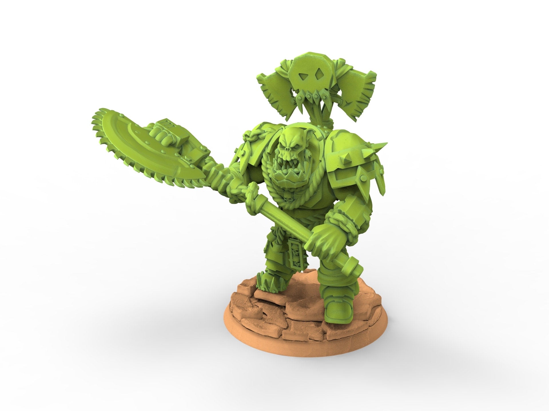 Green Skin - Big Boss Orc Jetpack Ladz Modular Kit