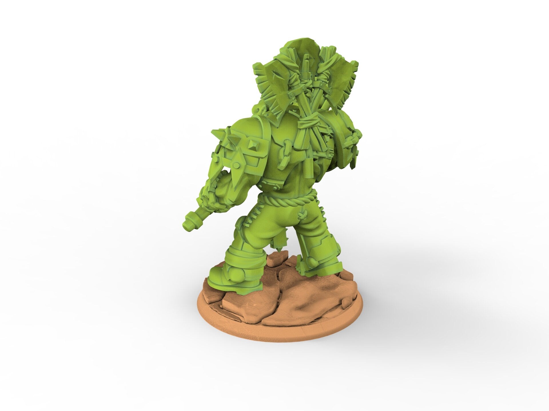 Green Skin - Big Boss Orc Jetpack Ladz Modular Kit