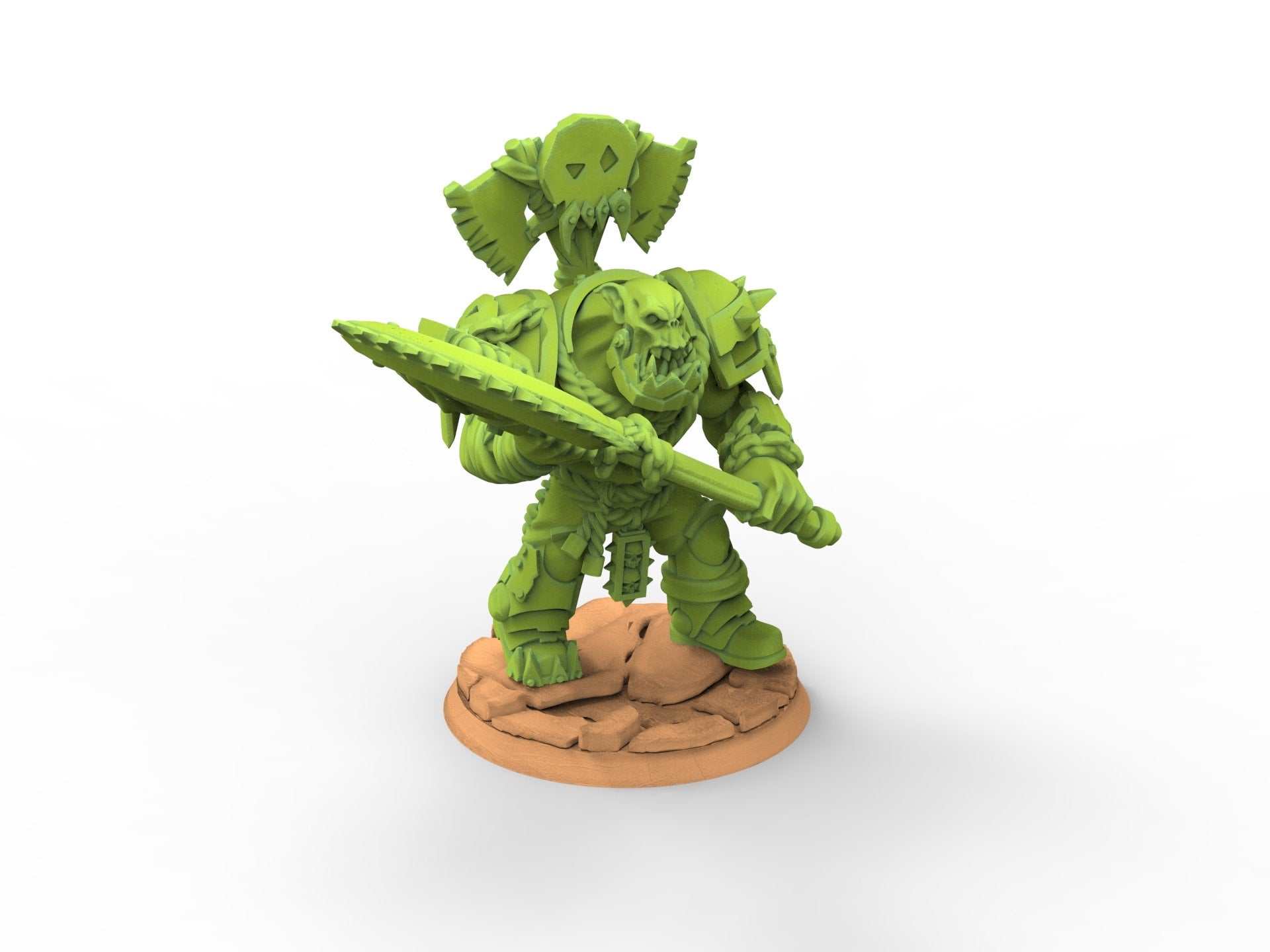 Green Skin - Big Boss Orc Jetpack Ladz Modular Kit