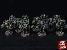 Load image into Gallery viewer, Rundsgaard - Orcus Exosuits, imperial infantry, post-apocalyptic empire, usable for tabletop wargame.

