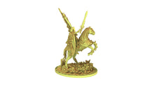 Load image into Gallery viewer, Sylvan Elves - Lord standard bearer on horse, forest keeper, nature&#39;s defender
