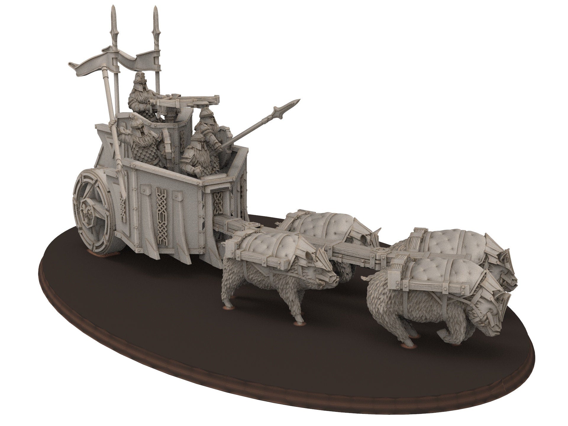 Dwarves - Silver Goat Dwarves Chariot