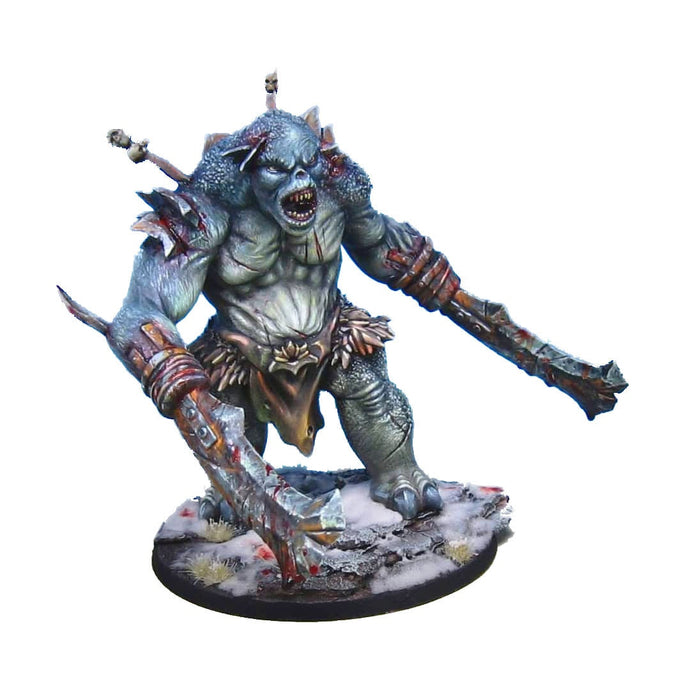 Goblin cave - Mutilated giant mountain troll, Dwarf mine, Middle rings miniatures pour wargame D&D, SDA...