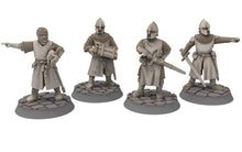 Load image into Gallery viewer, Gandor - Citadel Guard Army bundle, Defender of the city wall, miniature for wargame D&amp;D, Lotr... Medbury miniatures
