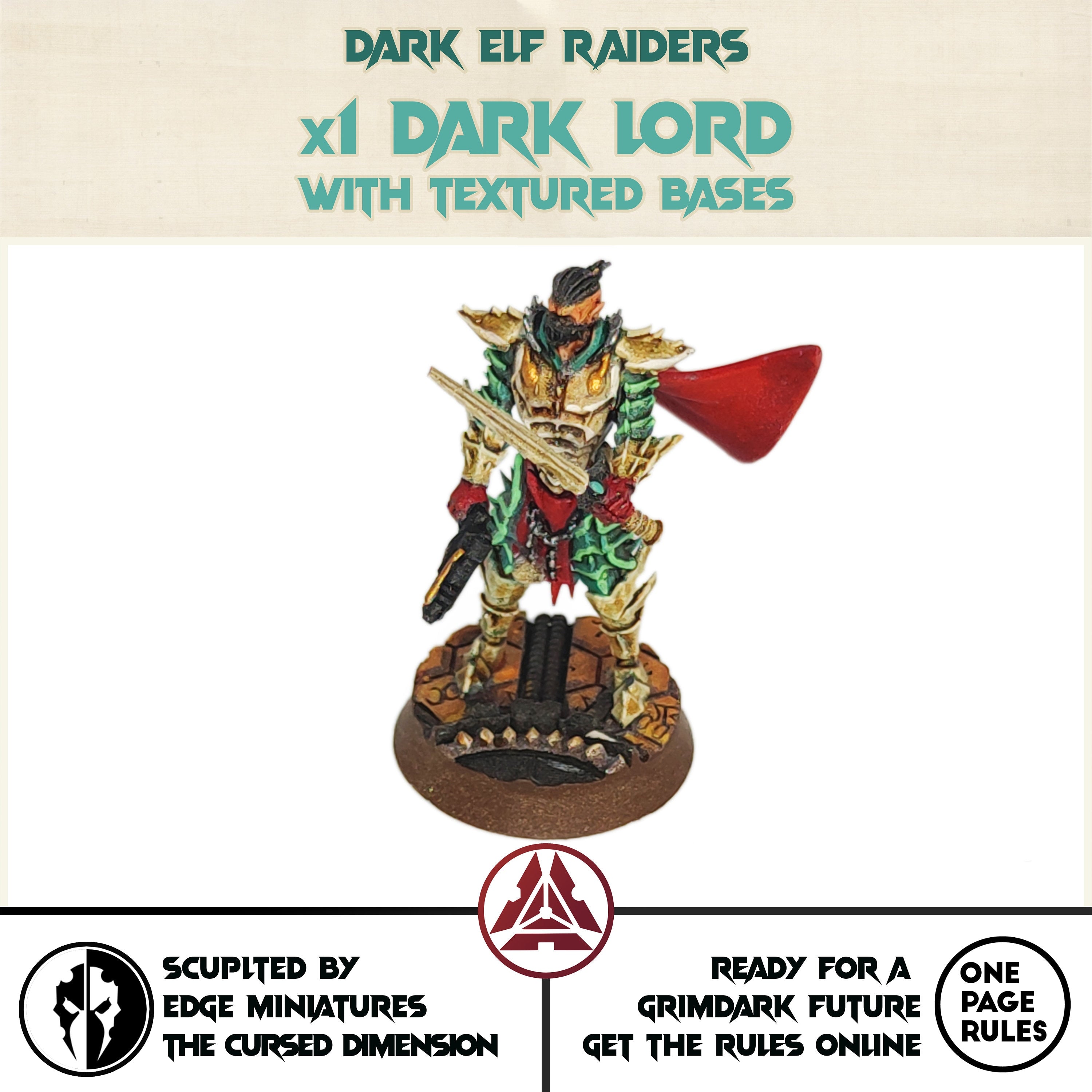 Dark City - Heavy Infantry Leaders Dark eldar drow