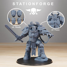 Load image into Gallery viewer, Socratis - Archon, mechanized infantry, post apocalyptic empire, usable for tabletop wargame.
