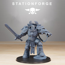 Load image into Gallery viewer, Socratis - Archon, mechanized infantry, post apocalyptic empire, usable for tabletop wargame.
