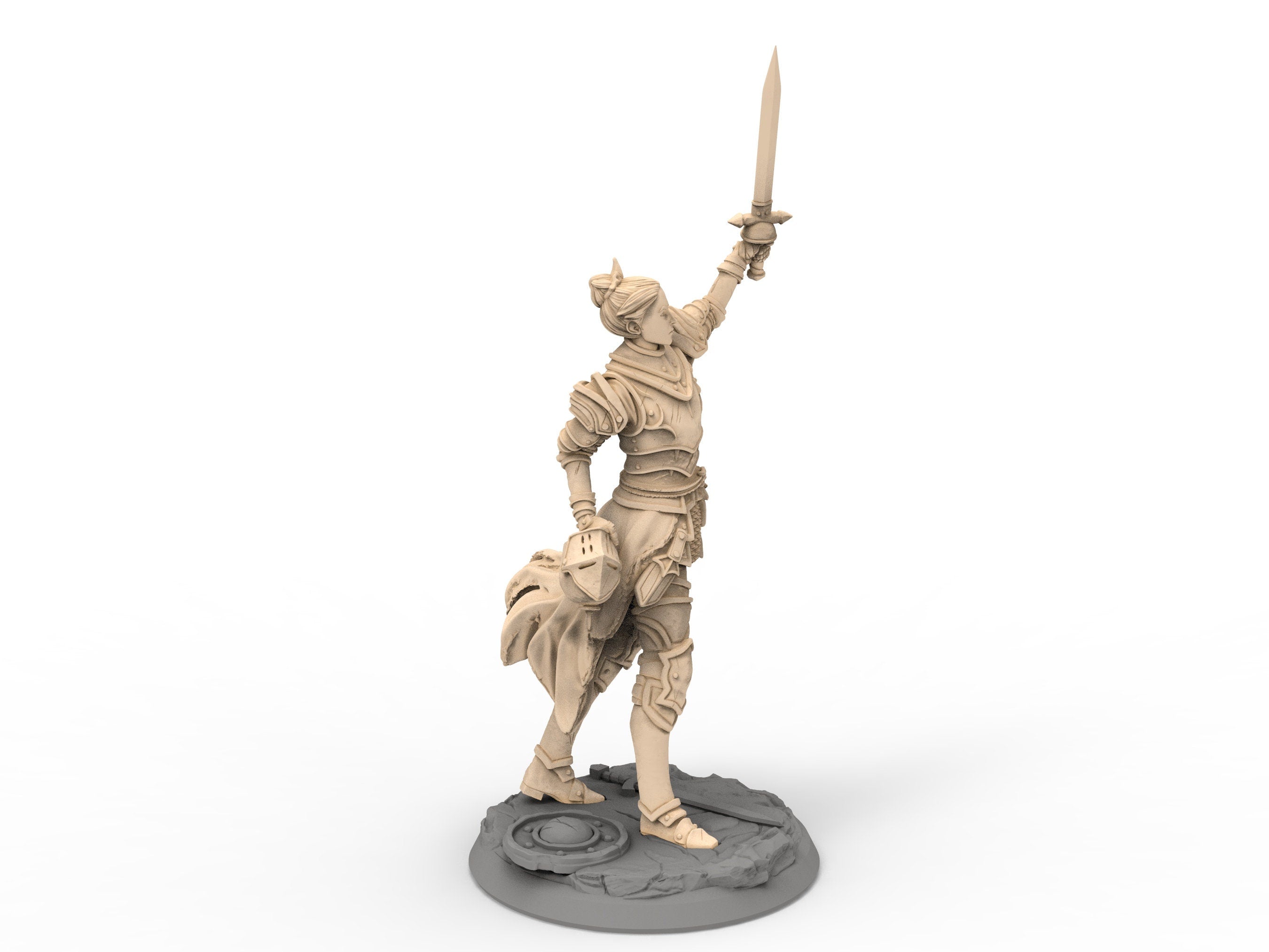 Humans - Coliseum Queen, for Wargames, Pathfinder, Dungeons & Dragons and other TTRPG.