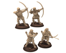 Load image into Gallery viewer, Medieval - Bowmen, 11 to 15th century, Generic Medieval ranged archers longbow,  28mm Historical Wargame, Saga... Medbury miniatures
