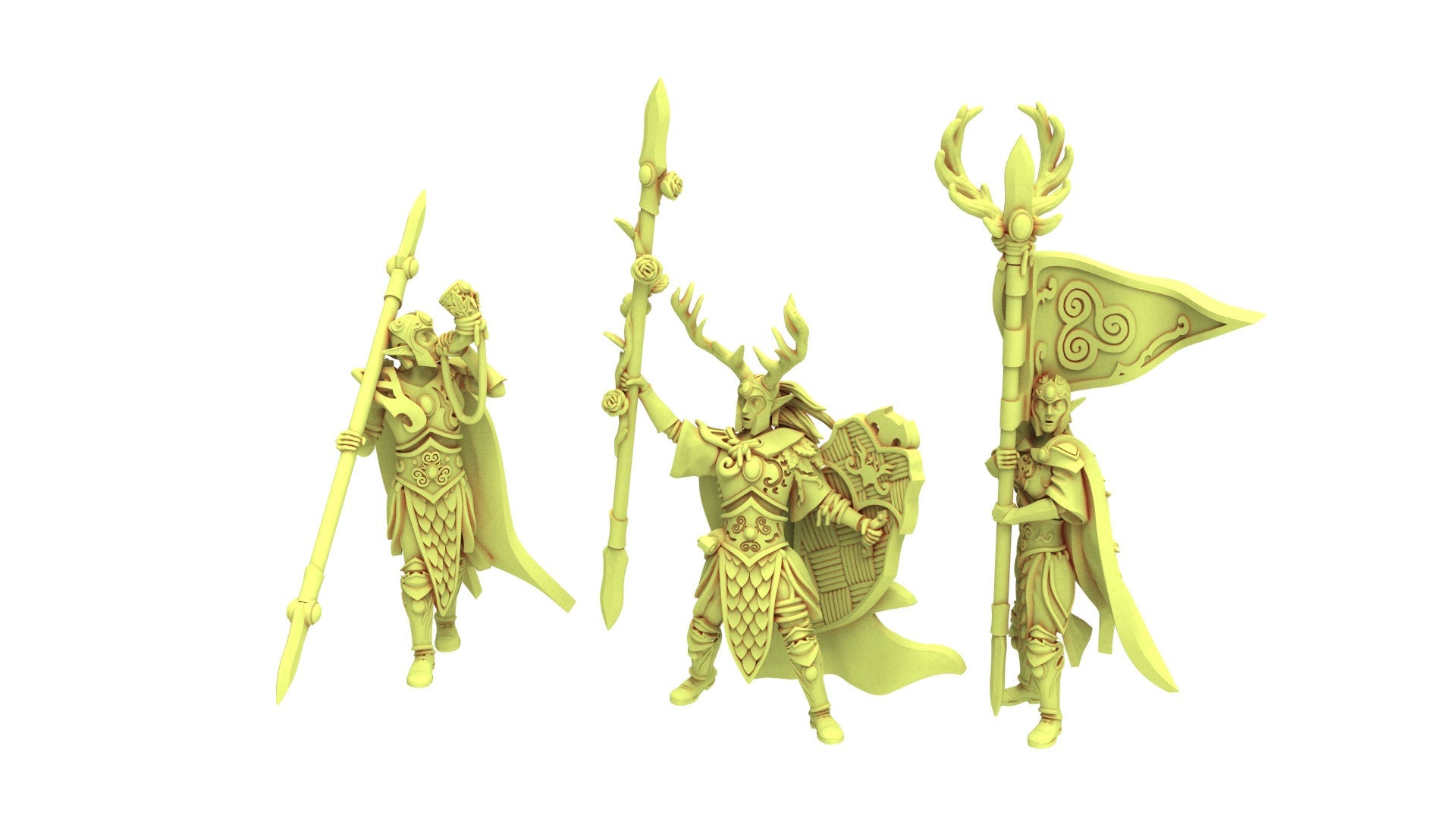 Sylvan Elves - Wood's Spearmen, forest keeper, nature's defender