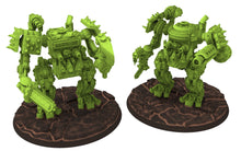 Load image into Gallery viewer, Green Skin - Orc Khan Killer Mega-Robot Warboy walker from iceland planet green-skinned Warbands Modular Kit heads torso legs GGW
